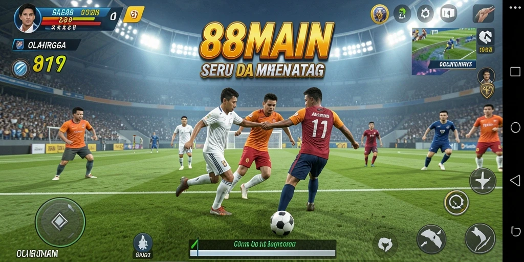Tampilan gameplay <strong>88MAIN</strong> yang seru dan menantang bagi pemain olahraga.
