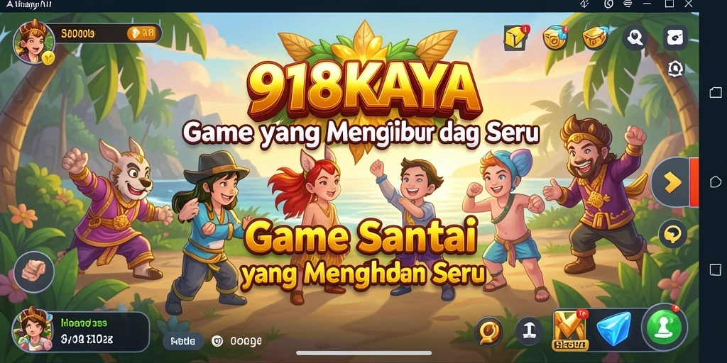 Tangkapan layar gameplay 918KAYA yang menampilkan suasana santai dan seru.
