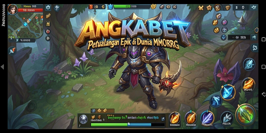 Tangkapan layar <strong>ANGKABET</strong> menunjukkan pertarungan seru di dunia MMORPG.