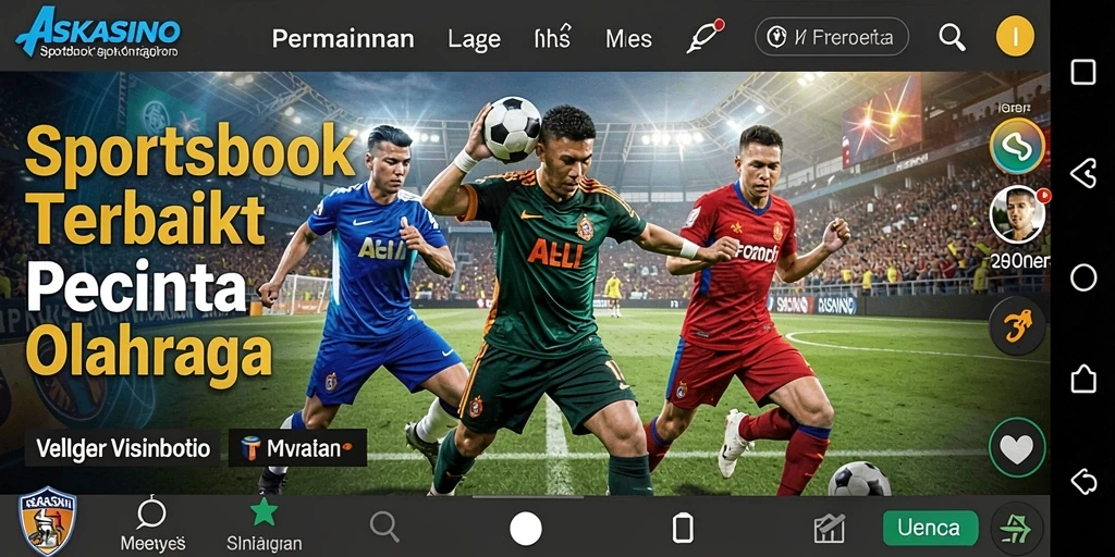 Tampilan gameplay <strong>ASKASINO</strong> saat bertaruh pada pertandingan olahraga.