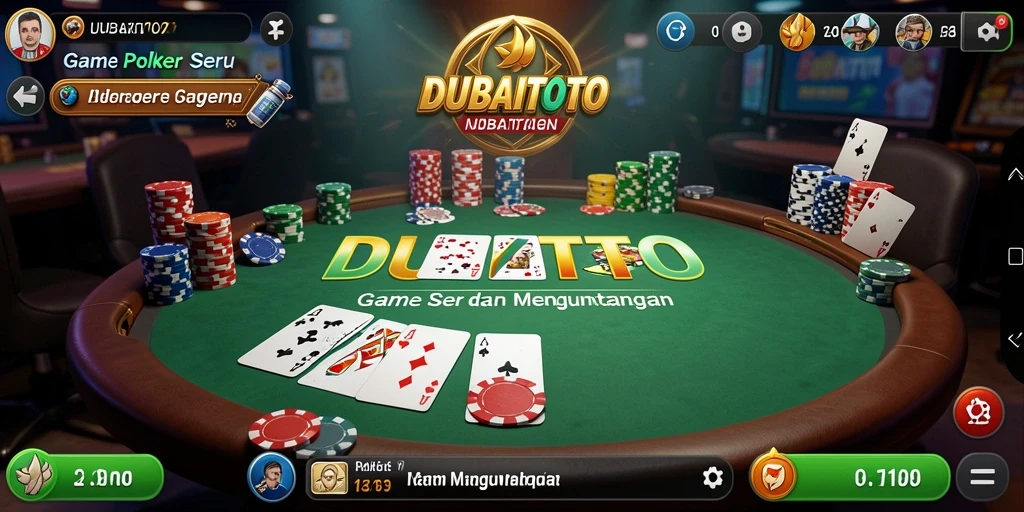 Screenshot gameplay DUBAITOTO yang seru dan menarik.