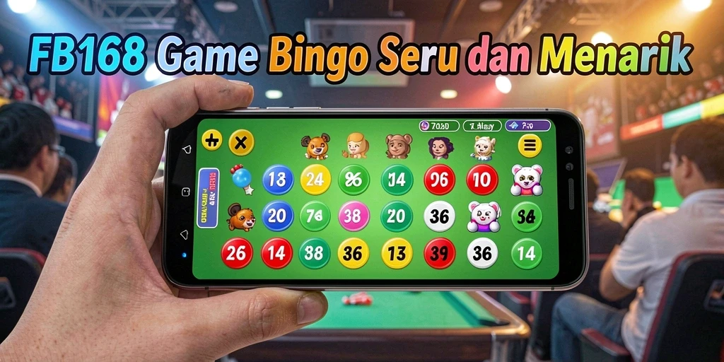 Tampilan utama gameplay Bingo di FB168 yang menarik.
