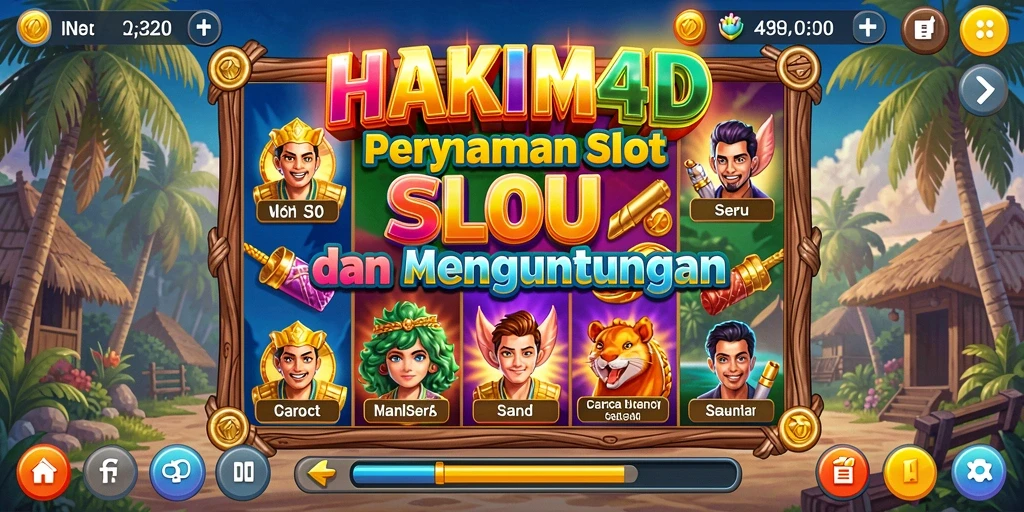 Tampilan gameplay HAKIM4D yang menarik dan penuh warna.