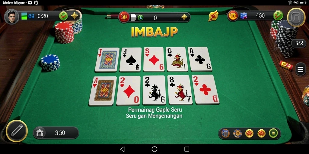 Tampilan gameplay IMBAJP yang menarik dan interaktif.