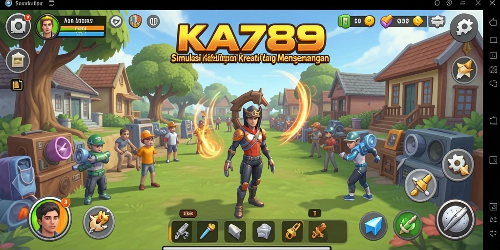 Tampilan gameplay menarik dalam KA789 yang menunjukkan interaksi dan kustomisasi.