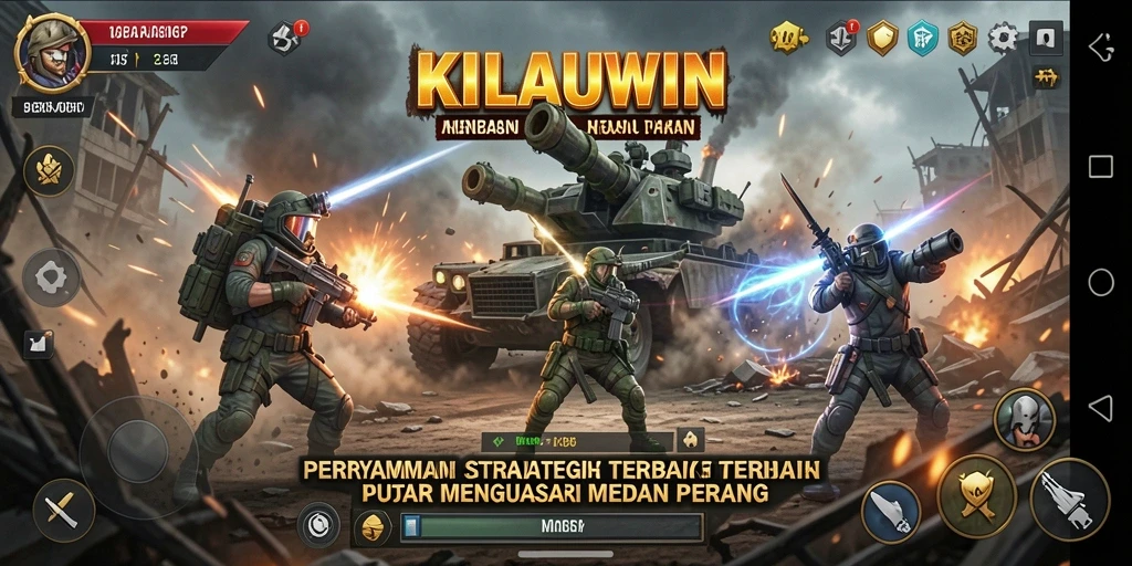 Tampilan gameplay epik KILAUWIN yang penuh strategi.