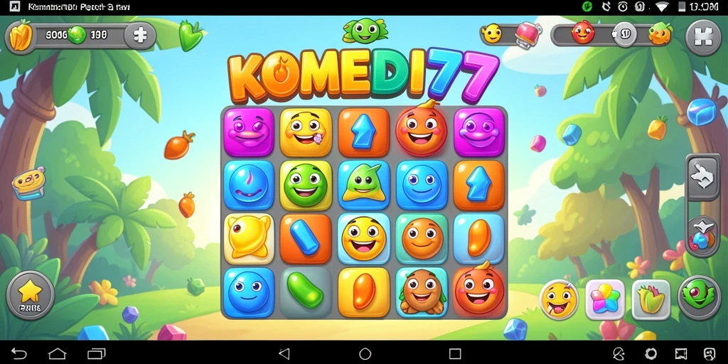 Gameplay seru dan karakter lucu di KOMEDI77.