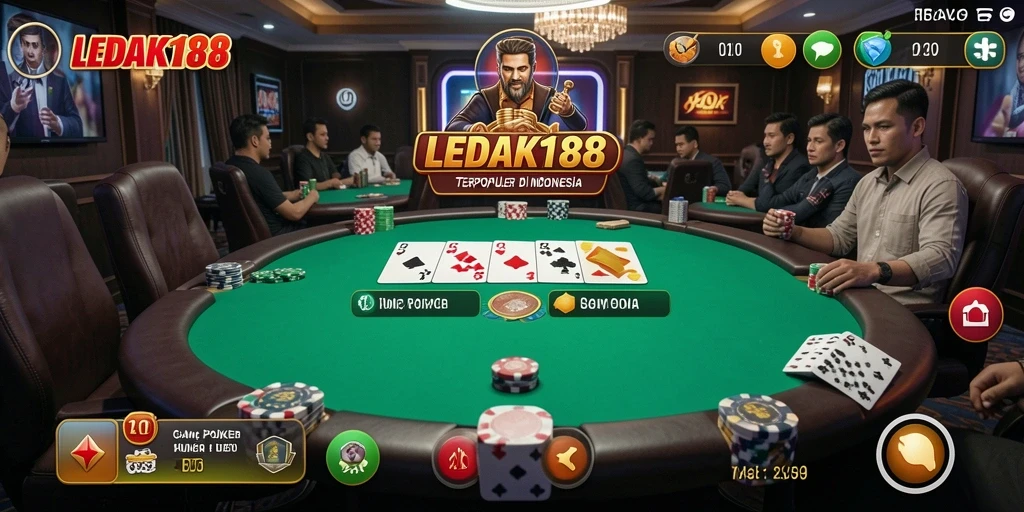 Tampilan gameplay seru dan menegangkan di LEDAK188.