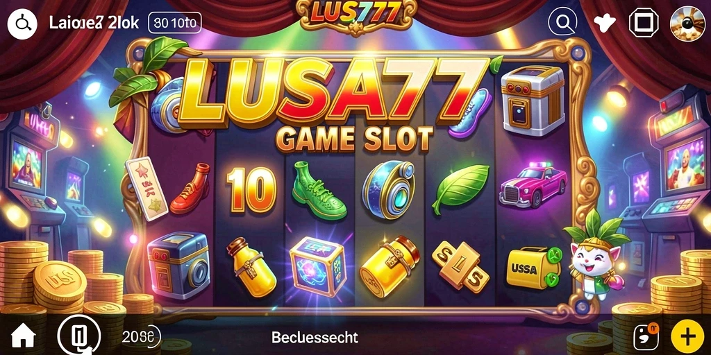 Screenshot gameplay LUSA777 menampilkan mesin slot yang menarik dan interaktif.