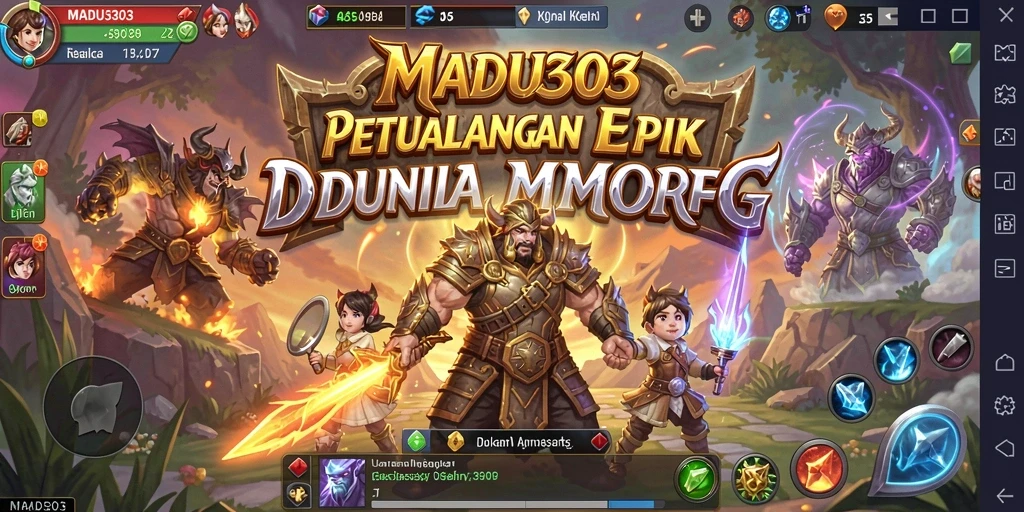 Tampilan menarik dari gameplay MADU303 yang penuh aksi.
