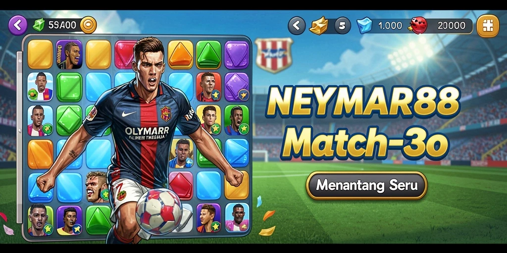 Tampilan gameplay NEYMAR88 yang seru dan penuh warna.