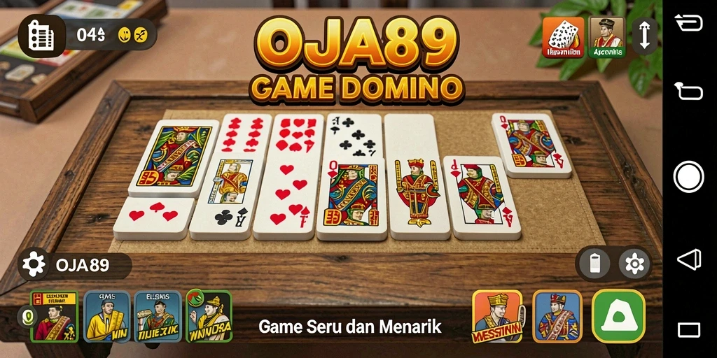 Screenshot gameplay OJA89 yang menampilkan aksi seru permainan Domino.