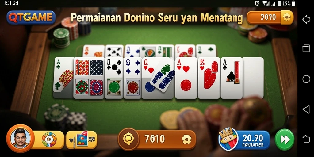 Tampilan gameplay QTGAME yang menarik dan interaktif.