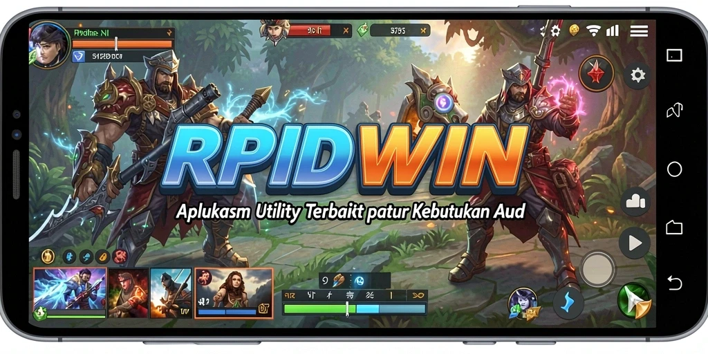 Tampilan utama RPIDWIN dengan fitur-fitur Utility.