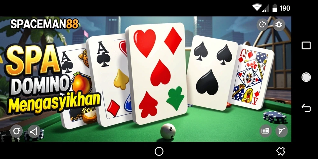 Tangkapan layar gameplay SPACEMAN88 yang menampilkan aksi seru permainan Domino.