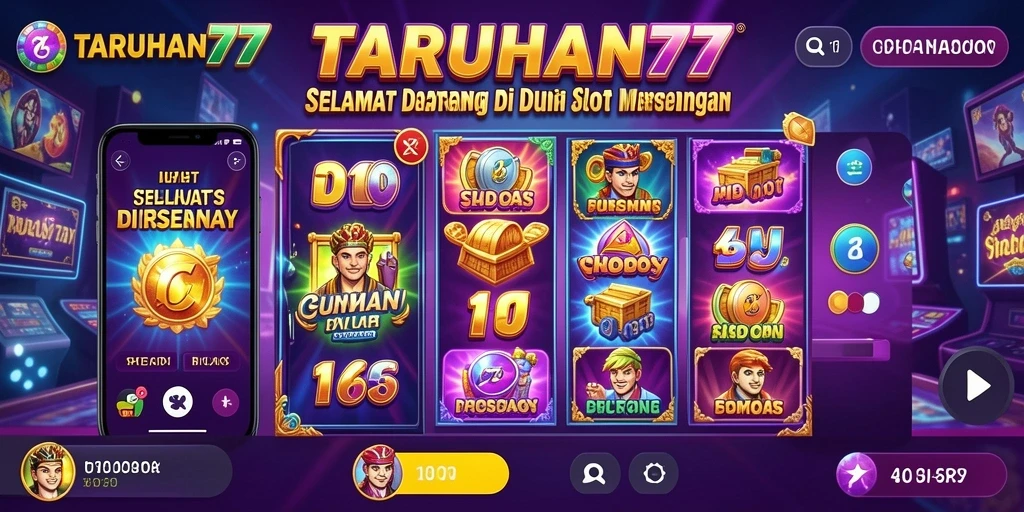Gameplay slot seru dan penuh warna di TARUHAN77.