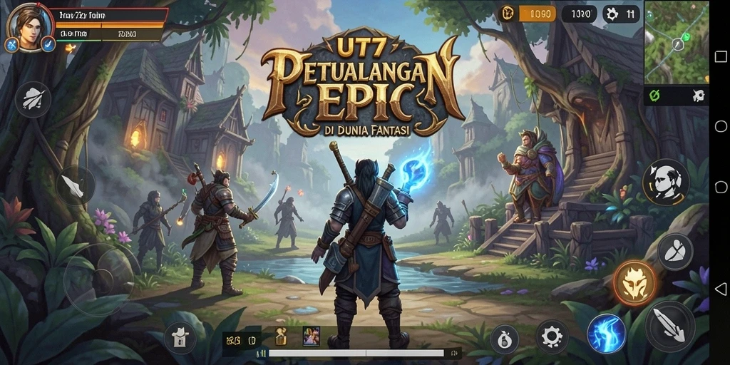 Tampilan gameplay <strong>UT77</strong> dengan pertarungan seru dan karakter yang menarik.